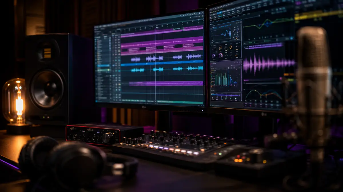 Vocal mix en mastering workflow